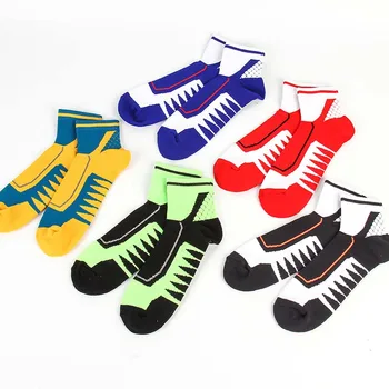 

Men Breathered Sport Socks Pressure Climbing Running Football Ankle Socks Cotton Cycling Bowling Camping Hiking Socks for Boys