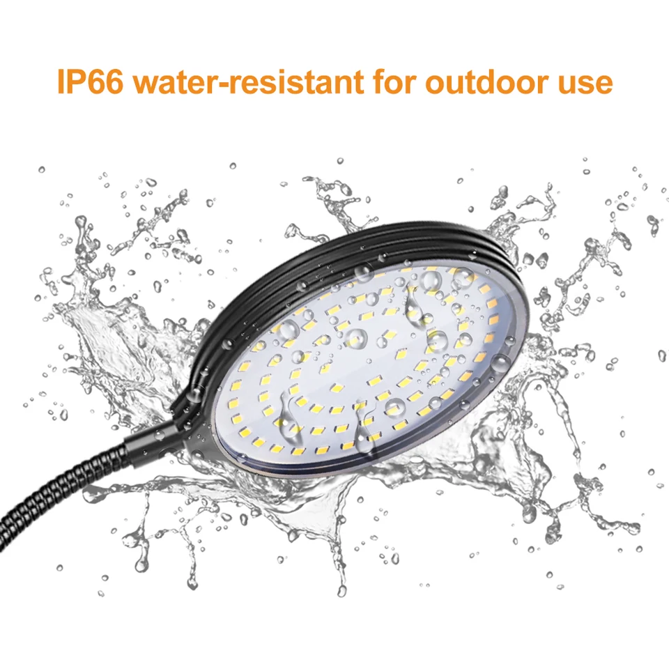 Lampe De Croissance LED Réglable 78 LED Pour Plantes D'intérieur - 5 Niveaux, Minuterie 4/8/12h - USB