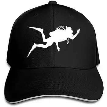 

Men Womens Custom Scuba Diving Golf Hat Plain Adjustable Baseball Cap