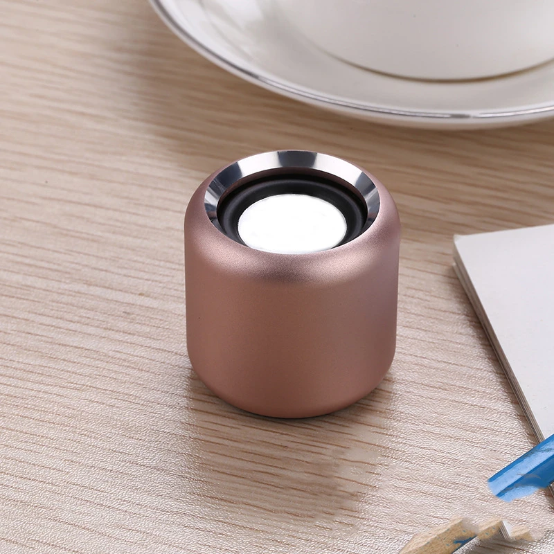 TWS подключение мини беспроводной Bluetooth динамик высокой мощности стерео Спорт бег музыкальный плеер звуковая коробка Caixinha Som F4044 - Цвет: rose gold