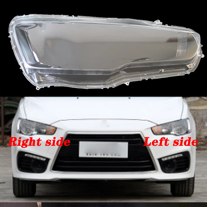 Передние фары для Mitsubishi Lancer EX 2010-2017 прозрачные абажуры корпус лампы маски крышка