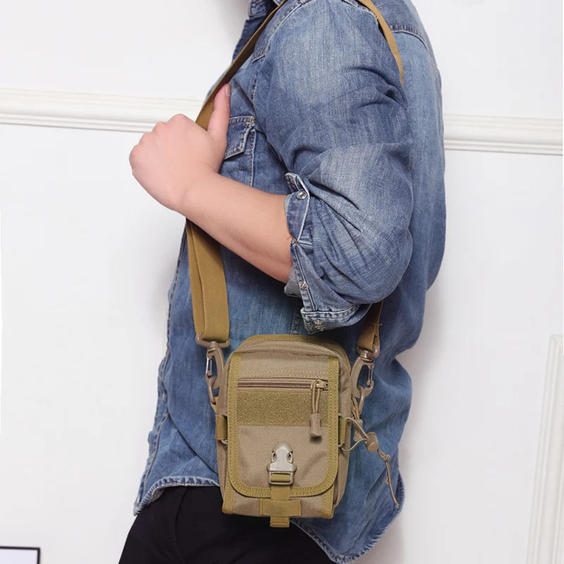 Открытый Тактический Molle Чехол компактный боевой поясные сумки EDC Универсальный жилет мешок нейлоновый журнал сумка для хранения походная Сумка для кемпинга
