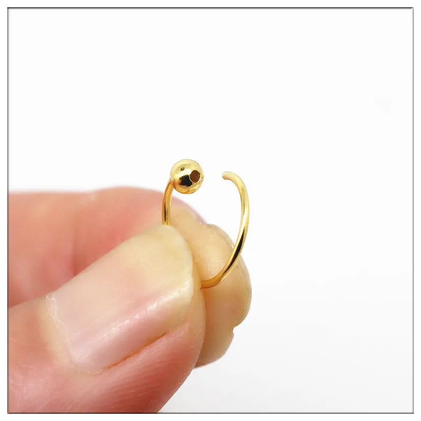 Новые серьги из настоящего серебра 925 пробы, модные серьги с 24K золотом, маленькие круглые серьги-кольца для женщин