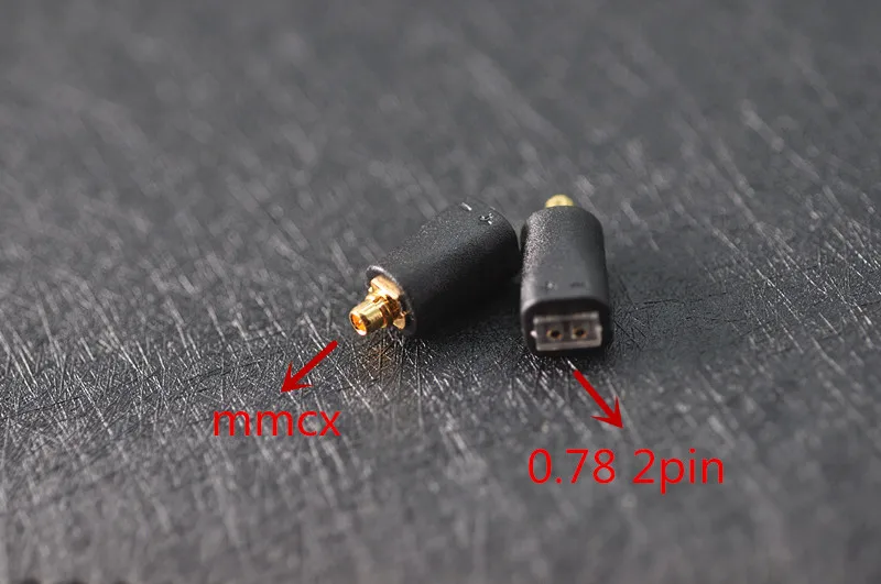 DIY аксессуары для гарнитуры 0,78 2pin to MMCX pin конверсия pin