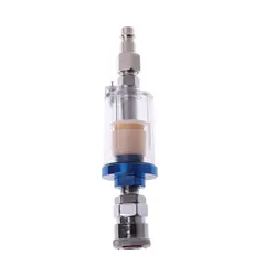 1/4 "мини масляный водяной воздушный фильтр сепаратора для пневматического компрессора распылитель краски инструмент давление быстрый