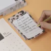 Sharkbang 74mmx105mm100 Sheets Leopard Series Memo Notepad Paper To Do List Message Notes Planner School Stationery Mini Book 6