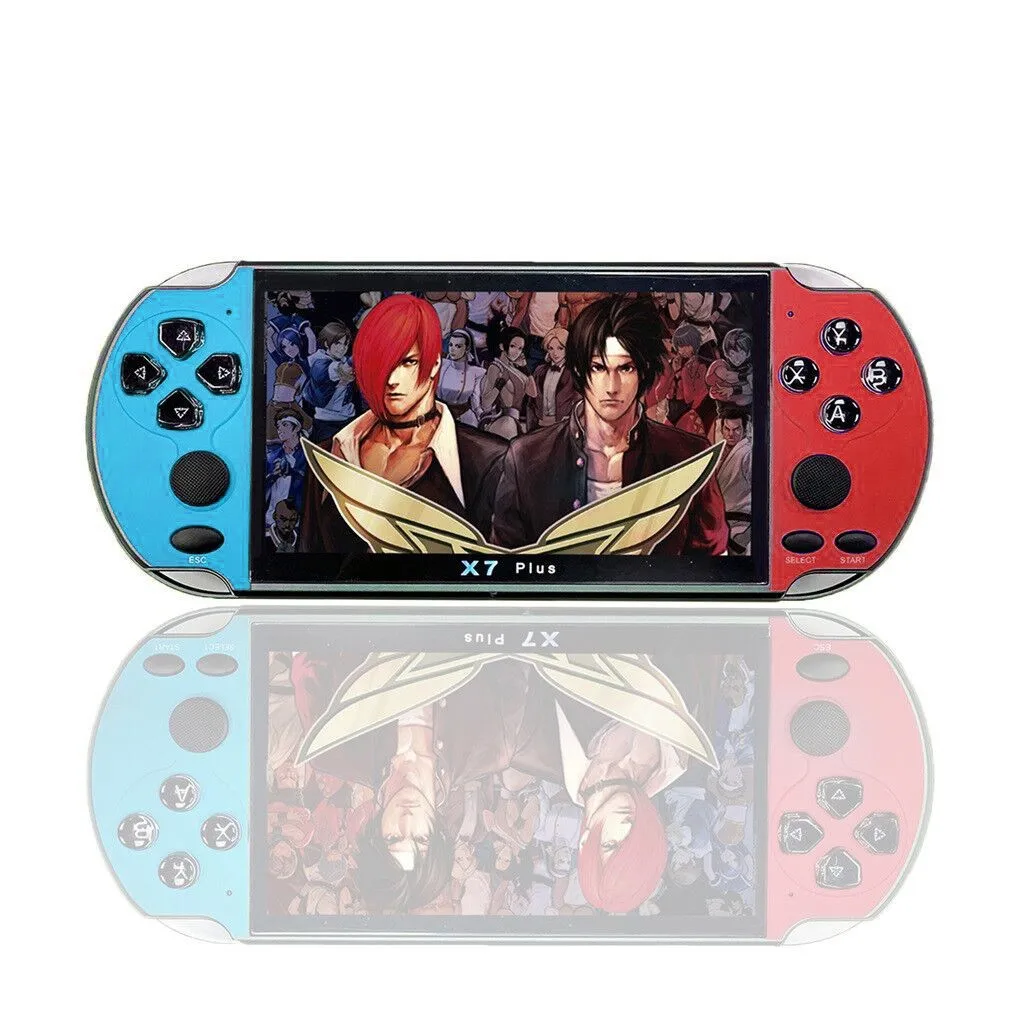 Ретро портативная игровая консоль для psp Портативный 1000 встроенный 5,1/4,3 дюймов ЖК-игры расширение TF карты 32 Гб видеоигры геймпад