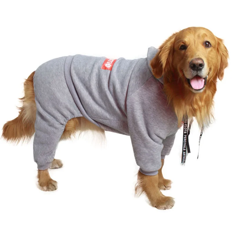 Autumn Winter Big Dog Hoodies Golden Retriever Labrador Alaska Medium