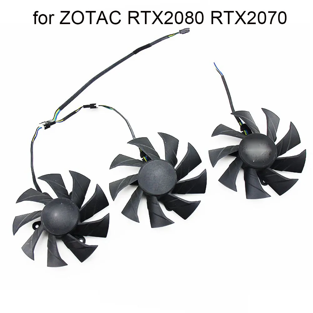 Вентилятор для компьютерного охлаждения RTX2080 Ti вентилятор графической карты ZOTAC