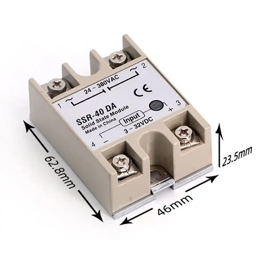 M6 1M Cable 3Pcs Set SSR-40 DA KKmoon REX-C100FK07-V*an Intelligent Temperature Controller SSR Output
