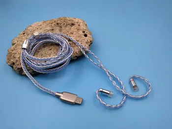 

diy earphone upgrade cable 8 share silver plated wire 2.5mm/3.5mm/4.4mm MMCX 0.78MM IE80 A2DC IM50