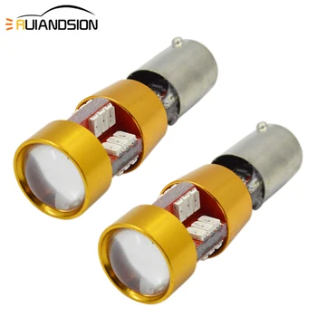 

2.4W High Power Canbus BA9S T4W BAX9S H6W BAY9S H21W No-polar LED Reverse Parking Side Light License Plate Lights White yellow