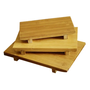 

Bamboo Sushi Board Rectangular Sushi Platform Cooking Sashimi Japanese And Korean Cuisine Tableware Serving Plate Tray