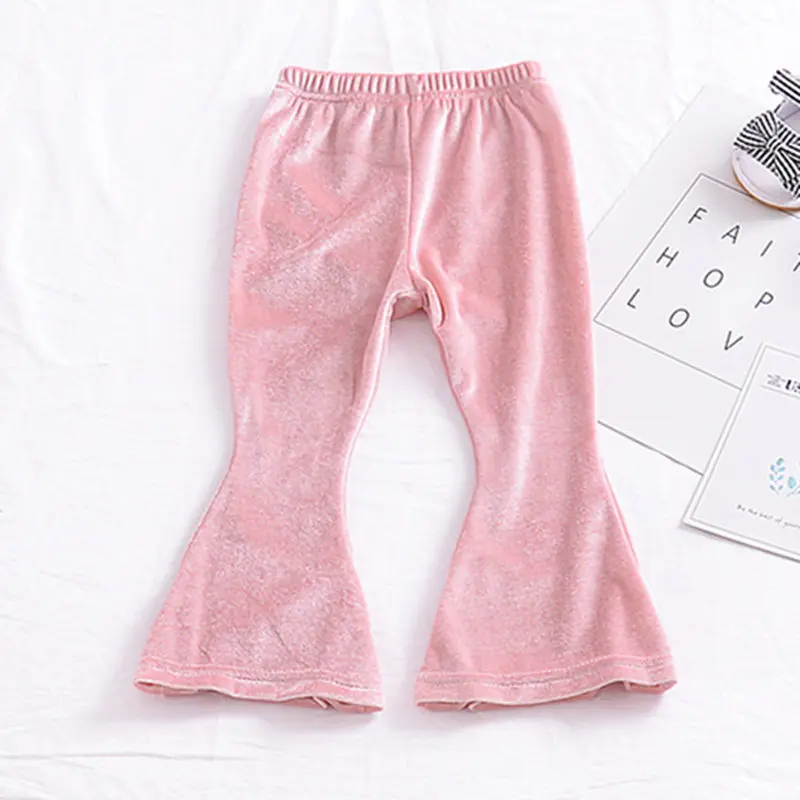 Модные детские штаны для маленьких девочек осенние повседневные однотонные облегающие брюки леггинсы штаны Одежда для маленьких девочек - Цвет: pink