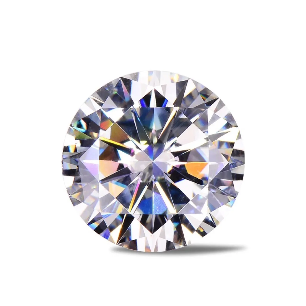 Günstige BOEYCJR D Farbe 0,5 0,6 0,8 1 1,2 1,5 2 2,5 3  3,5 4 4,5 5ct Runde Brillant Moissanite Diamant Lose Perlen Schmuck Zubehör