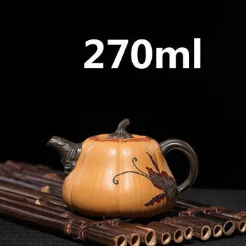 

Ceramic Teapot Chinese Yixing Zisha Clay Teapot Gongfu Tea Set Teapot Infuser 270ml New Arrived High Quality With Gift Box