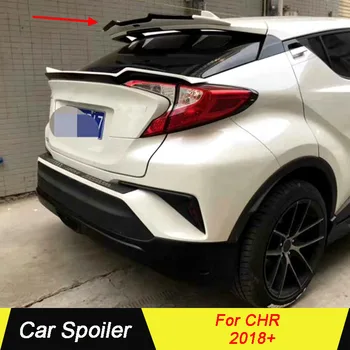 

High Quality ABS Plastic Material Primer Color Car Rear Roof Trunk Wing Spoiler For Toyota CHR C-HR 2018+