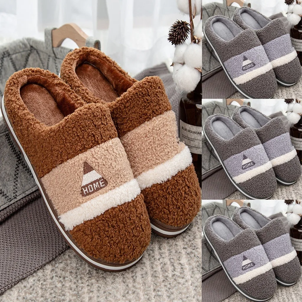 

Home Shoes Men Slippers Home Slippers Men Christmas Platform Flat With Warm Floor Home Cuty Santa Deer Shoeslippers Chinelo
