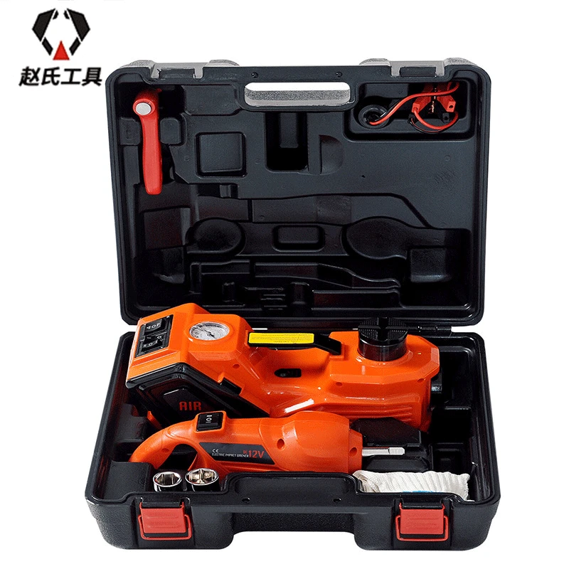 

ZSTT02 Multi-functional 5T Electric Hydraulic Jack 12V Vertical Hydraulic Jack Electric Torque Wrench