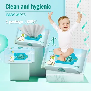 

80 wipes/pack Baby Antibacterial Wet Wipe Tissue Clean Hand Health Care Disinfection Wipes Clean Sterilize Disposable Wipes