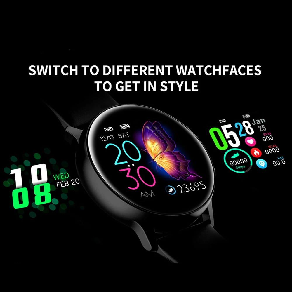 DT88 Smartwatch IP68 водонепроницаемый монитор сердечного ритма спортивные фитнес трекер
