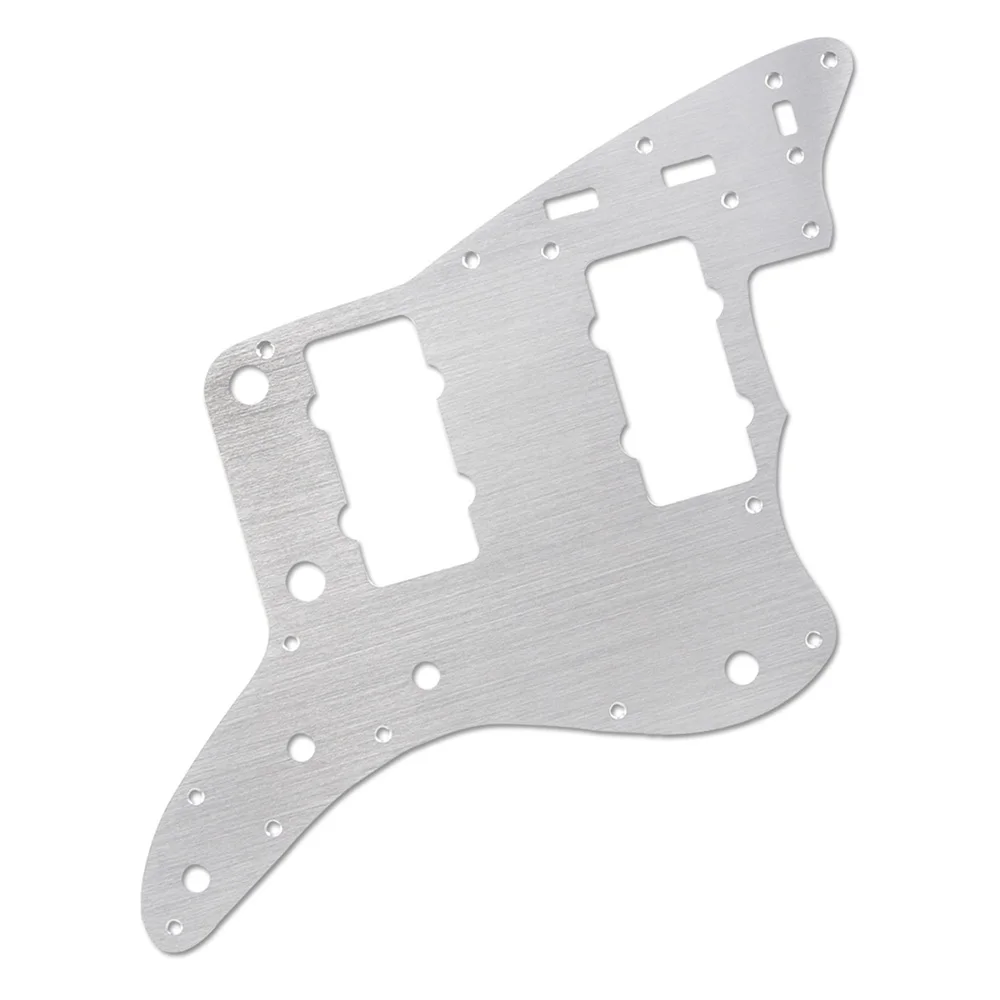 Электрогитара Pickguard Backplate 13-Hole для американского стандарта JM Jazzmaster для гитары серебряные аксессуары