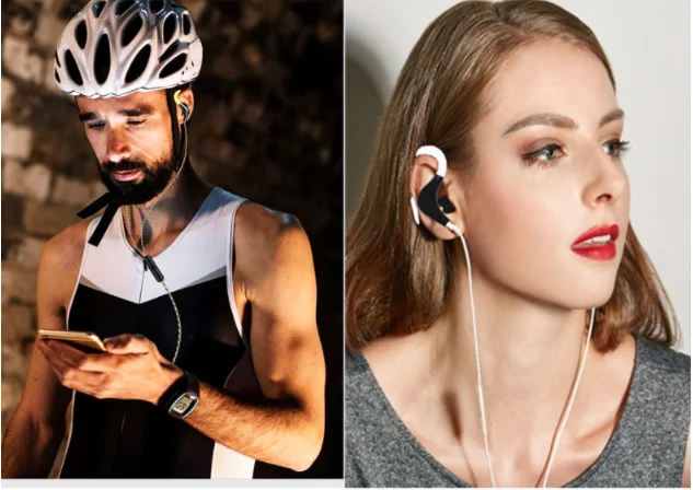 Лучшие наушники с басами 3,5 мм, профессиональные наушники-вкладыши, спортивные наушники для бега, наушники с крючками для мобильного телефона Xiaomi Music