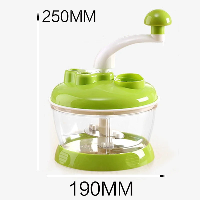 big 1.5L with handle Многофункциональный измельчитель овощей из нержавеющей стали 6 комплектов измельчитель ломтерезки полоски устройство руководство мясорубка измельчитель сыра - Цвет: big 1.5L with handle
