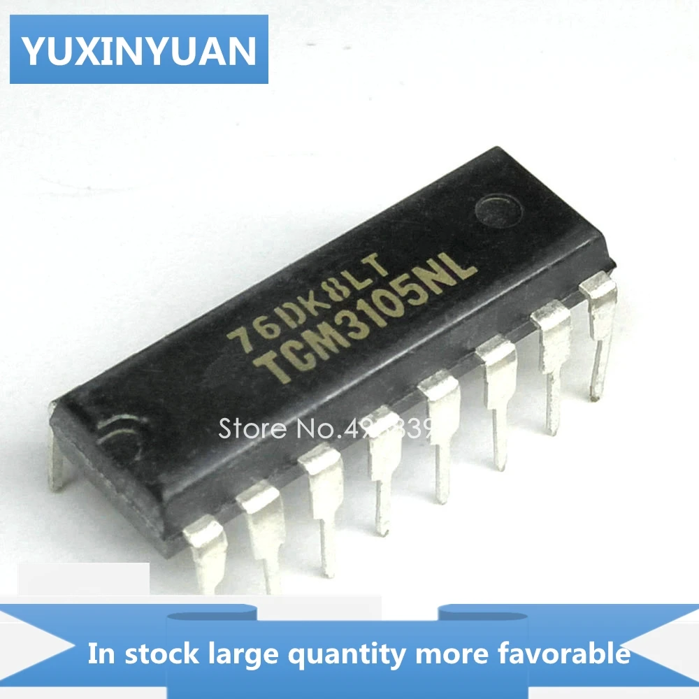 YUXINYUAN 10 шт./лот TCM3105NL TCM 3105NL TCM3105 3105 TCM3105N DIP16 в наличии | Электронные компоненты и