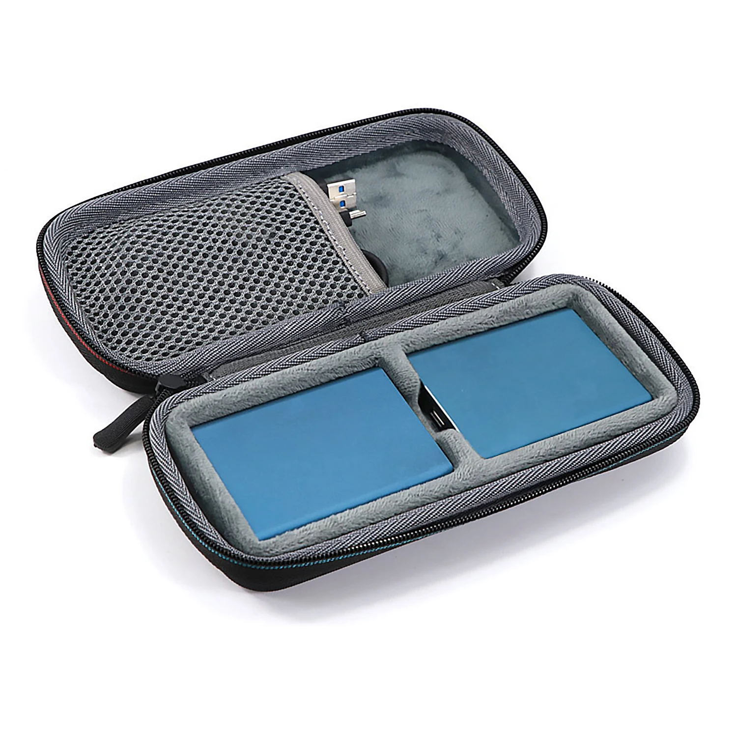 

Besegad 2 in 1 Shockproof Carrying Case Bag for Samsung T5 T3 T1 Portable 250GB 500GB 1TB 2TB SSD External Solid State Drive