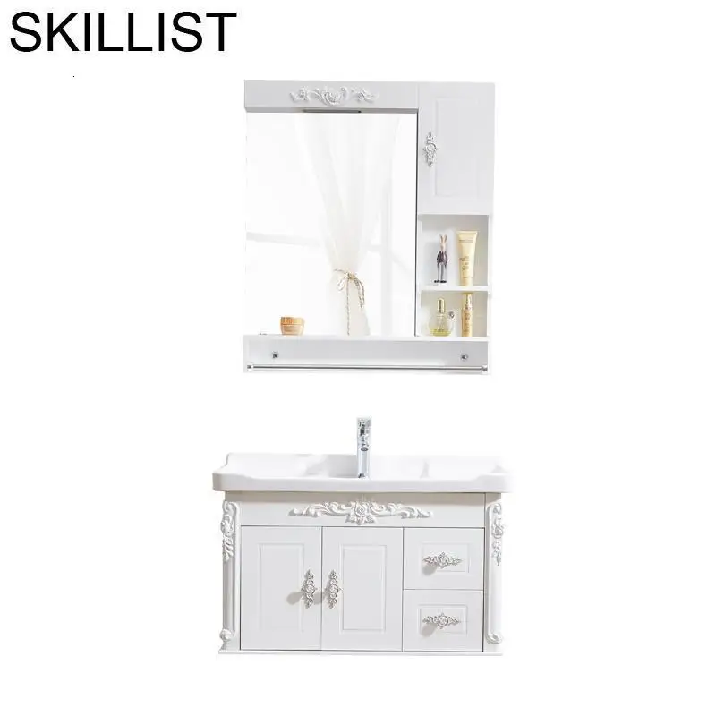 

Maison Badkamer Schrank Storage Banyo Dolaplar Toilette Vanity meuble Salle De Bain Banheiro Mobile Bagno Bathroom Cabinet