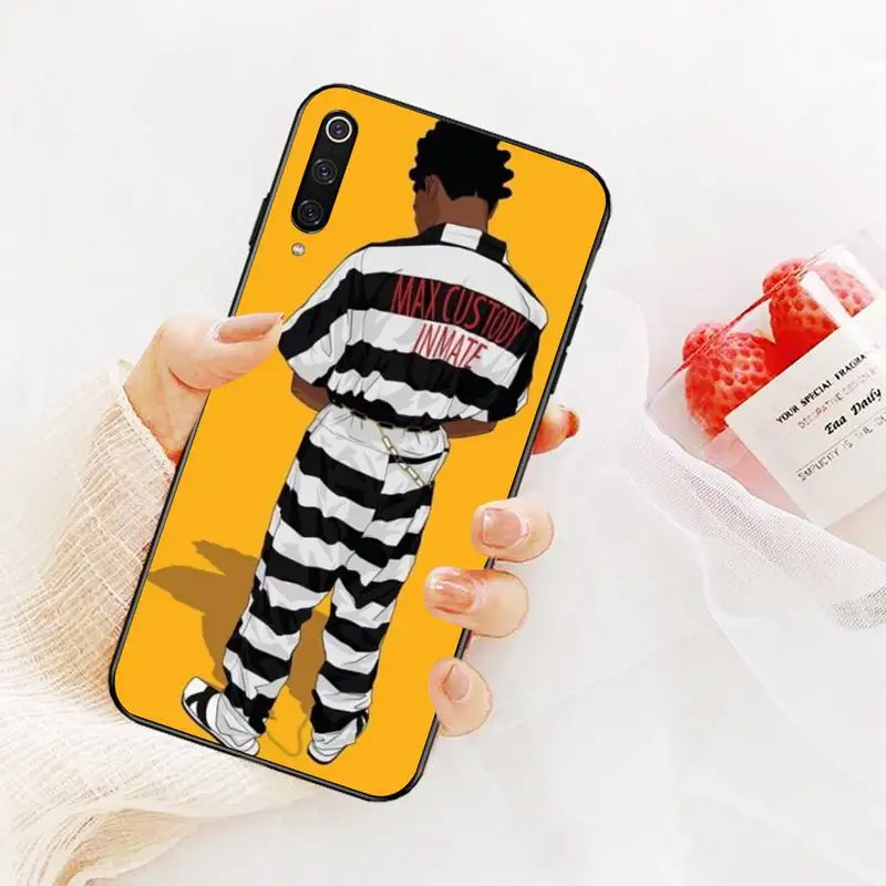 PENGHUWAN Kodak Black Rapper Bling Cute Phone Case for Redmi Note 8 8A 7 6 6A 5 5A 4 4X 4A Go Pro Plus Prime