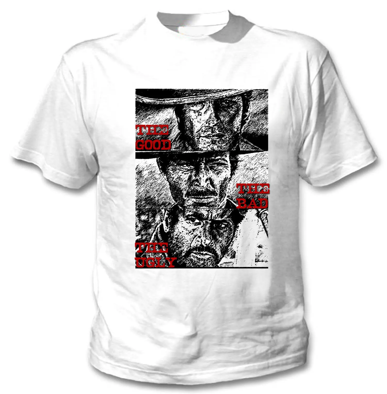 

The Good The Bad The Ugly - New Amazing Cotton Tshirt All Sizes Available Custom Screen Printed Tee Shirt