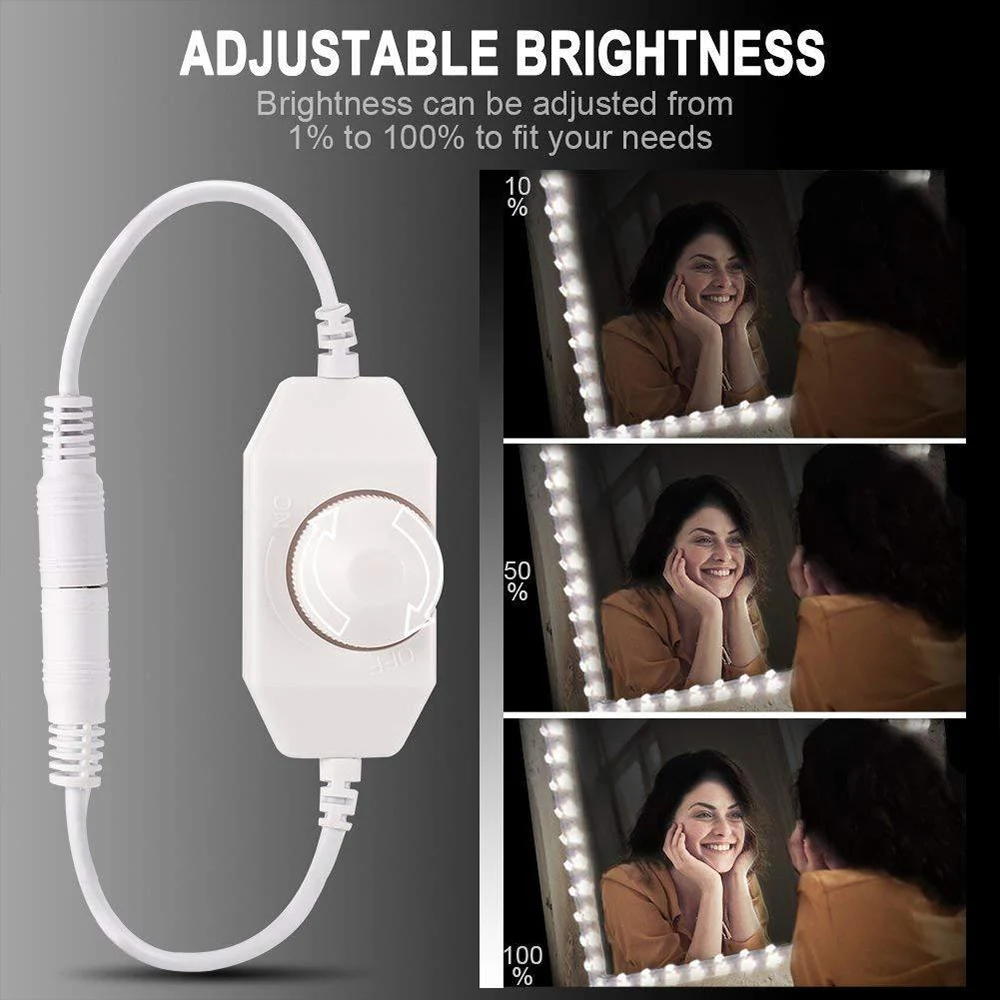 Make Upspiegel Led Lampen Kit Usb Poort Opladen Cosmetische Verlichte 