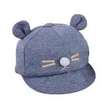 Регулируемая бейсболка с мышкой для маленьких мальчиков и девочек, солнцезащитные козырьки с широкими полями, бейсболка, Новинка