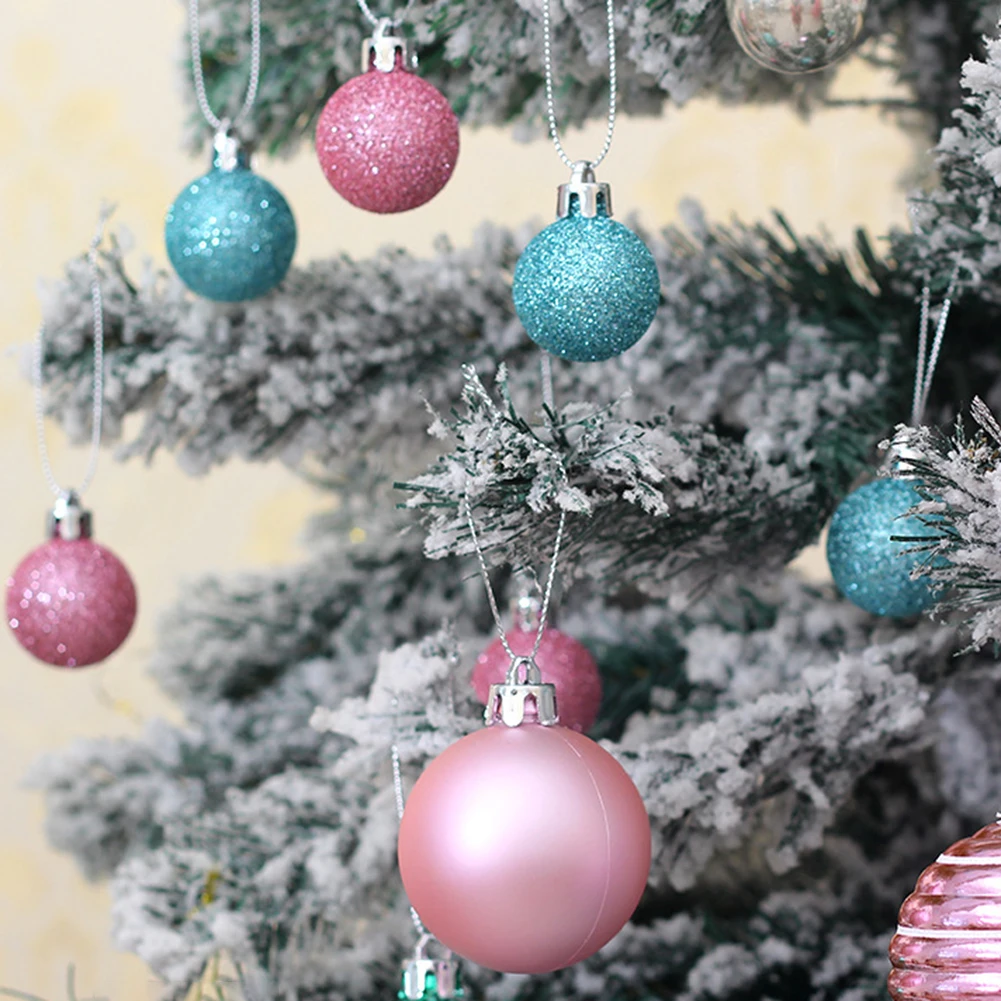 50 шт. новогодняя елка шар-безделушка висячие украшения шар Свадебная вечеринка домашний декор Adornos De Navidad Рождественское украшение