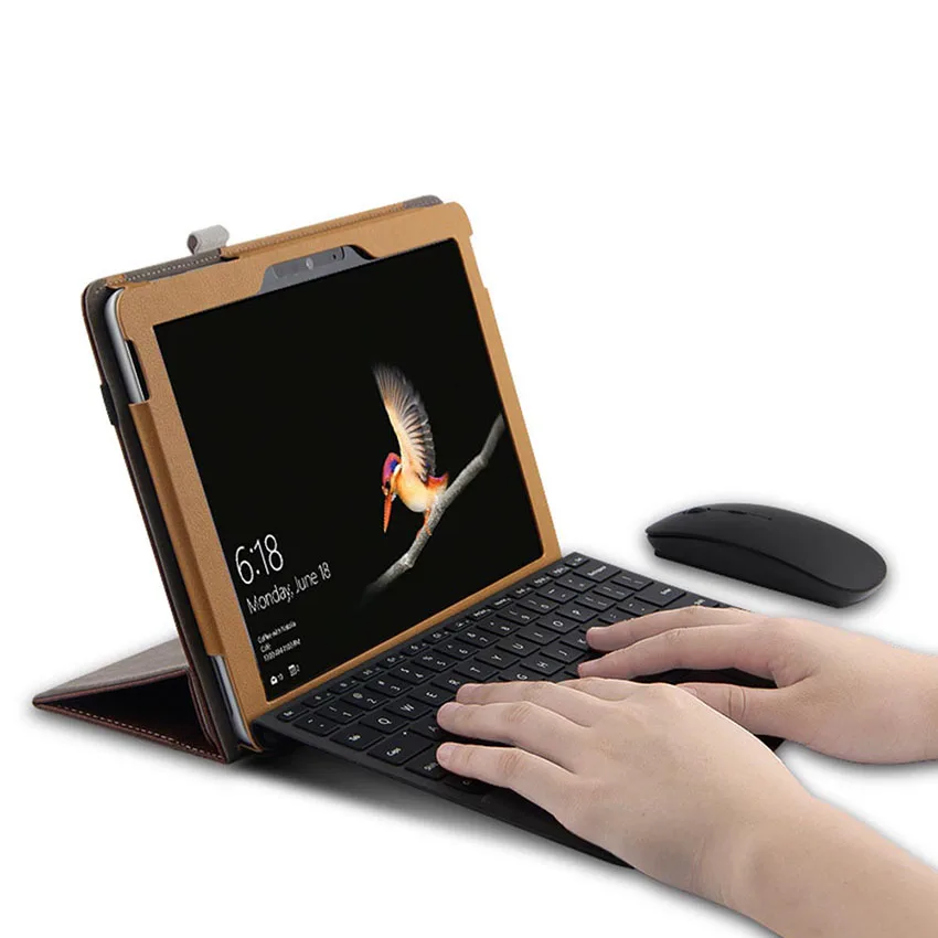 Case For Microsoft Surface Go 10 inch PU Leather Tablet Flip Case Stand Laptop Keyboard Cover Surface Go 10 Protecive Case Skin (25)