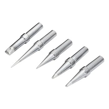 

5Pcs/Set Pure Copper ETA ETB ETD ETS ETT Lead-Free Soldering Iron Tips for Weller WESD51 WESD50 WCC100