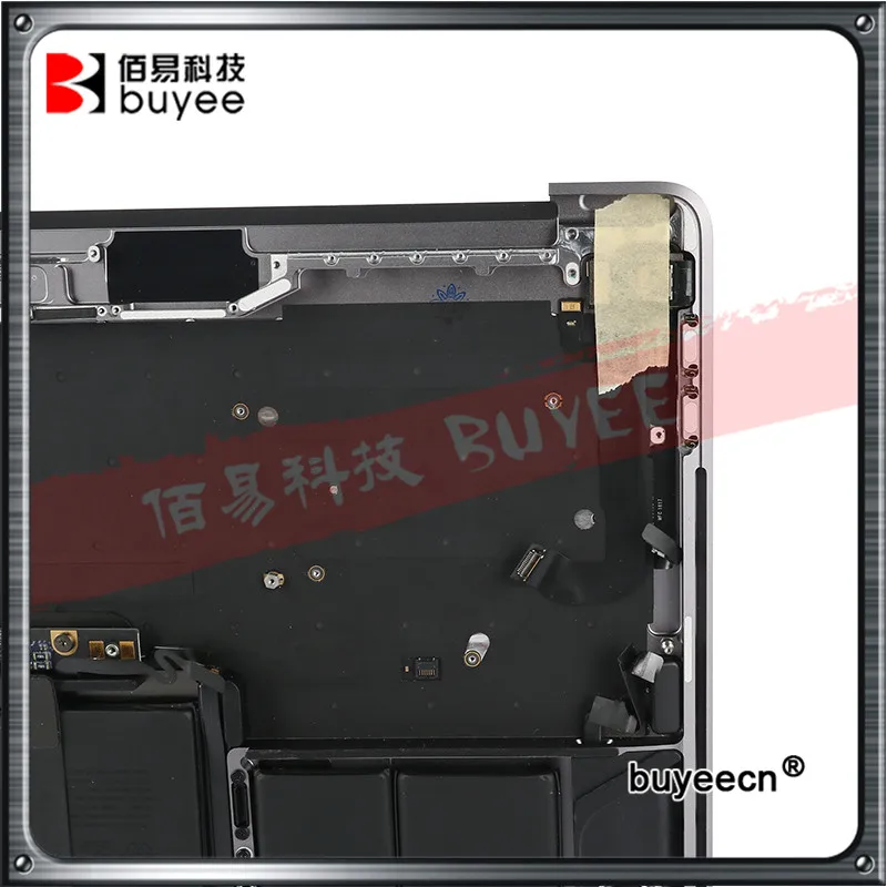 A1706 C壳+德语键盘 总成 小花 灰色 (16)