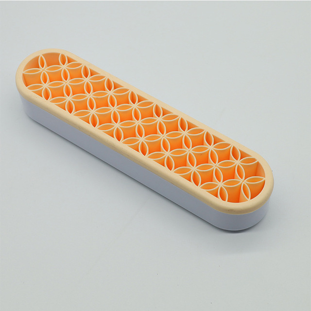 Makeup Brush Holder Nail Pen Holder Display Stand Rack Brush Storage Case Silicone Organizer Drying Shelf For Makeup Brush