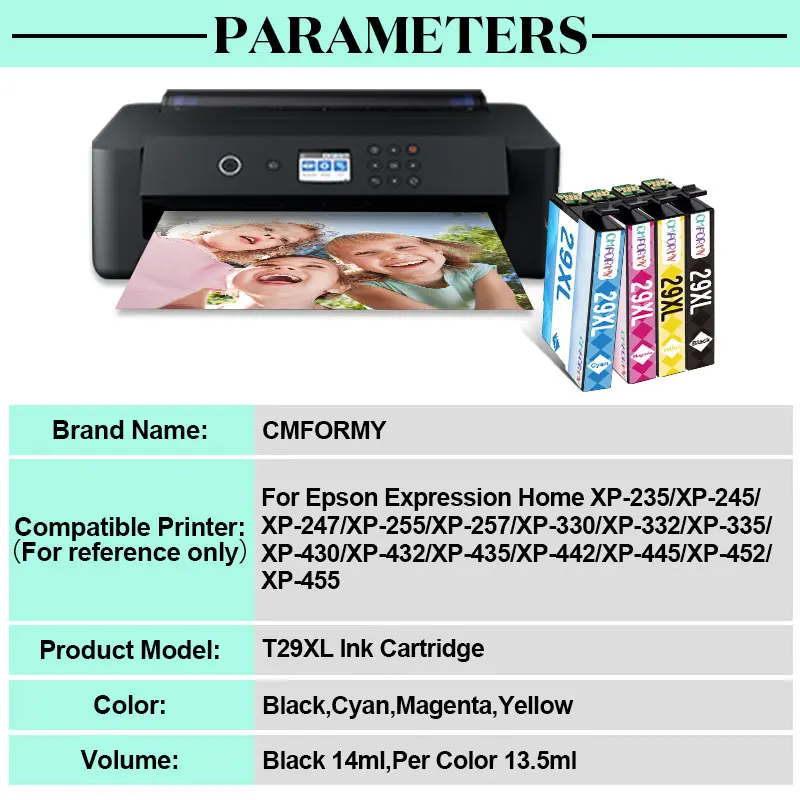 Ink Cartridge Compatible for Epson xp 245 xp 235 xp-342 xp-435 XP-442 XP-345
