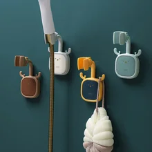 

Punch-free ABS Shower Head Holder Fixed Shower Base Nozzle Seat Bracket Bathroom Accessories Multi-Purpose Rain Shower Head Hook