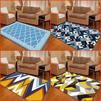 

Carpet living room bedroom bedside rectangular carpet bay window tatami mat can be customized pattern bathroom rug set