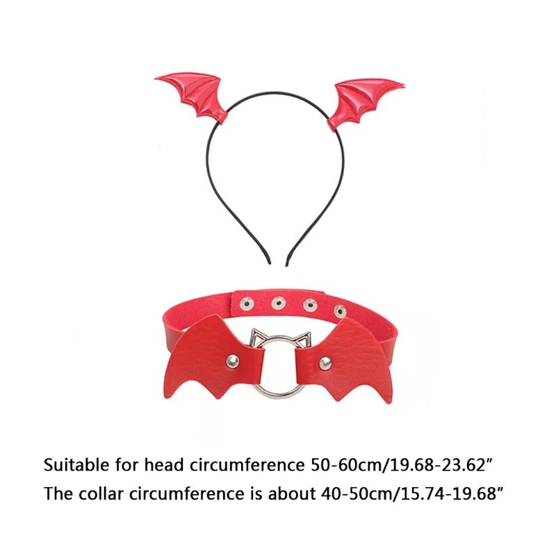 Hair Accessories Halloween Hair Hoop Bat Wing Headband Set