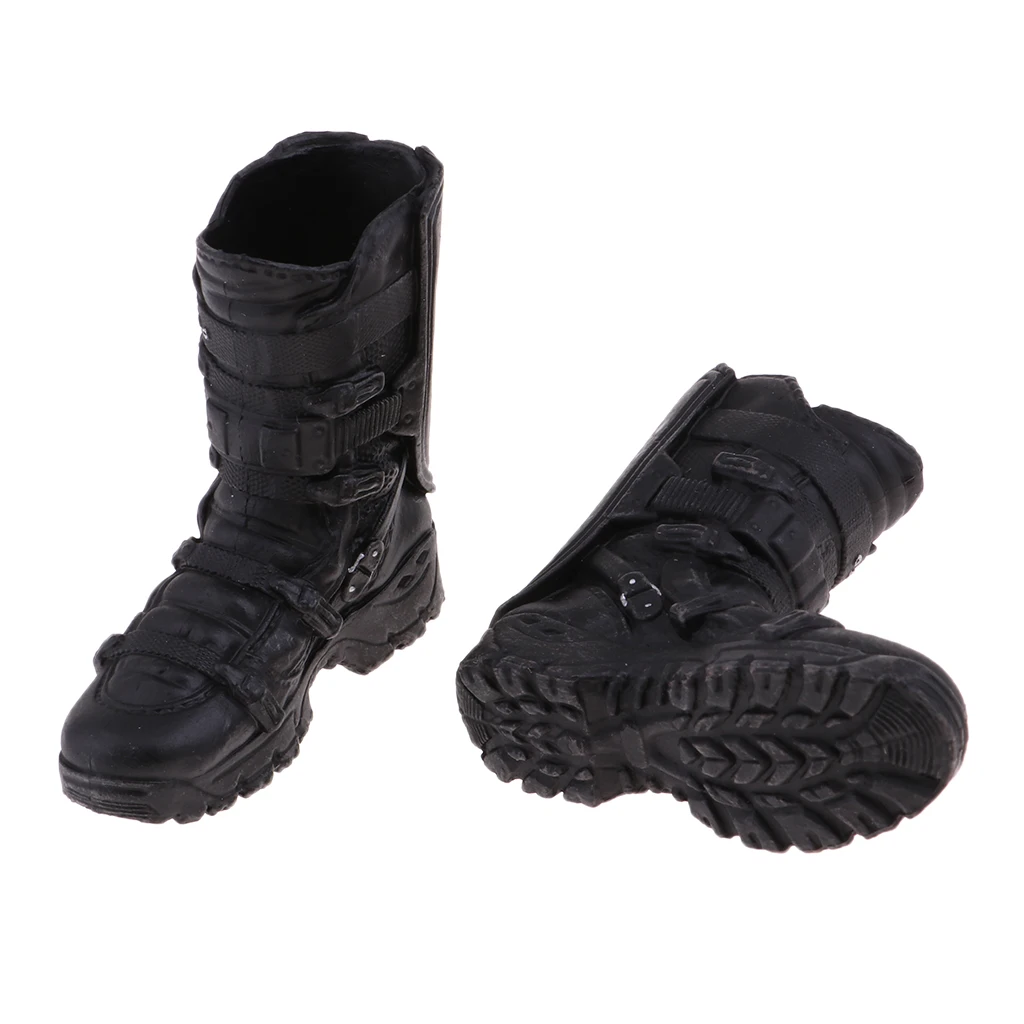 Soldier Combat Boots Mid-calf Boot 1/6 For 12'' PH JO Muscle Man model accessories