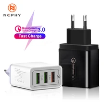 Универсальное зарядное устройство USB 30 Вт Быстрая зарядка 3,0 для iPhone X 7 8 Plus samsung S8 S9 huawei Xiaomi Mi 8 быстрое настенное зарядное устройство для мобильного телефона