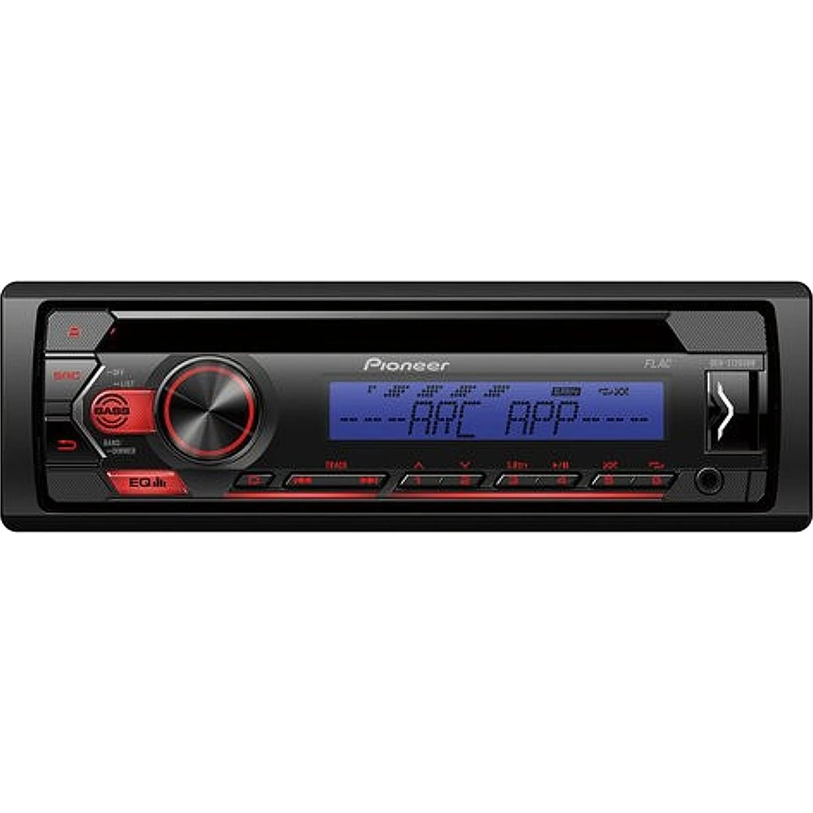 Автомагнитола PIONEER DEH-S120UBB (размер 1-DIN 4x45 Вт ЖК дисплей часы съемная передняя