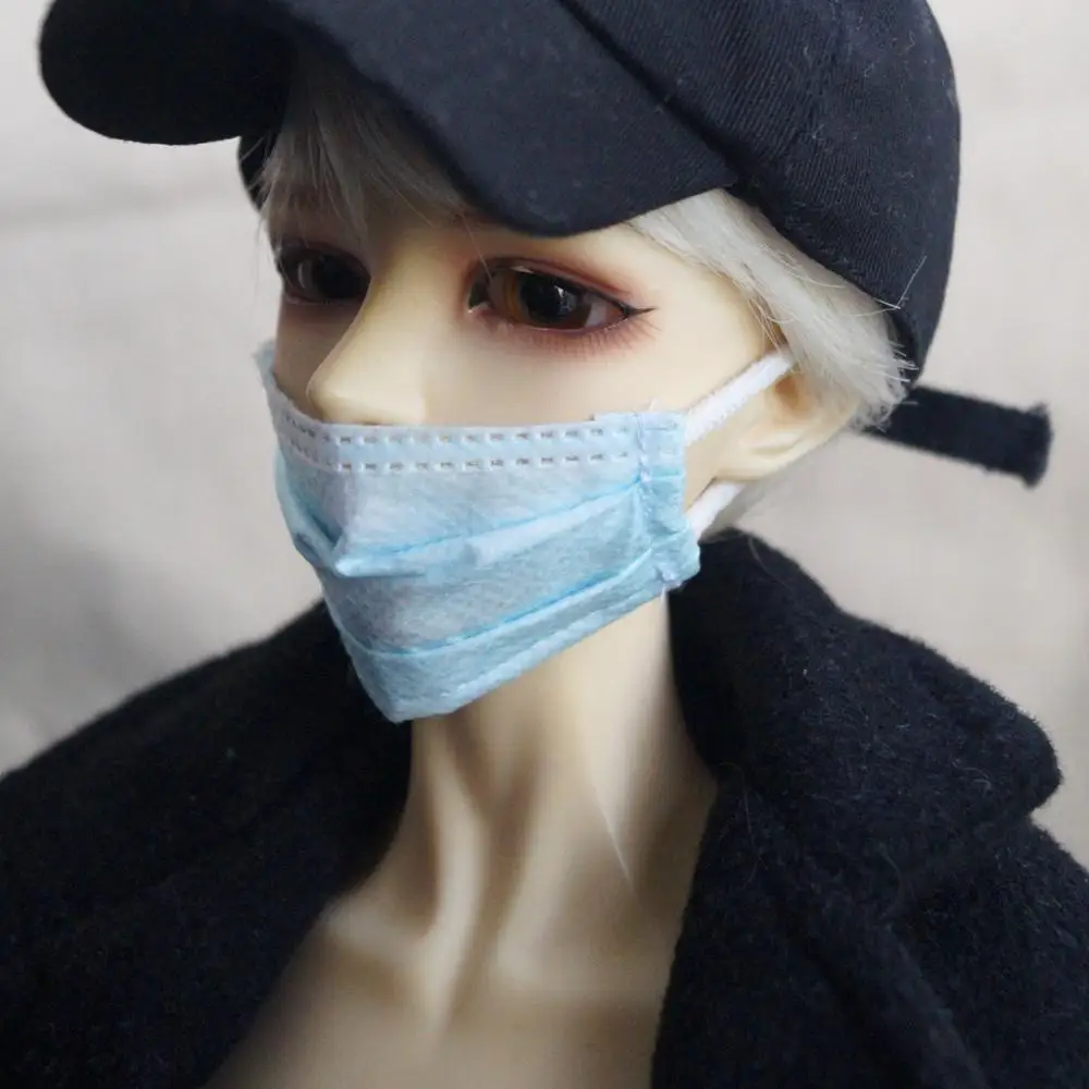 

BJD Prop Blue Breathing Mask Respirator For 1/4 1/3 24" Tall SD17 SD DK DZ AOD DD Doll Photograph Free Shipping