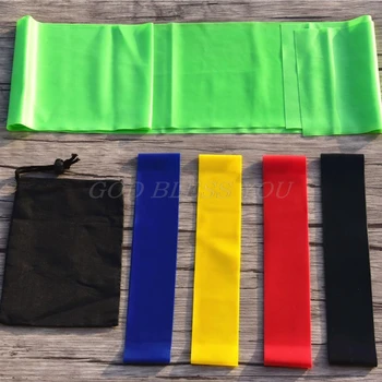 

6 Pcs Yoga Blocks Stretching Strap Resistance Loop Band Yoga Starter Kit Home