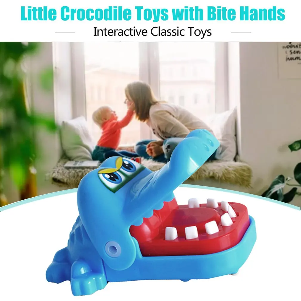 Creative Whole Toy Mini Bite Small Crocodile Tooth Crocodile Bite Crocodile Tooth Interactive Classic Toy